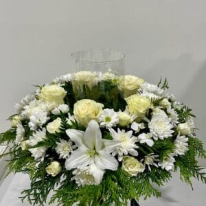 Centre floral per a cendres – Floristeria Salvatge
