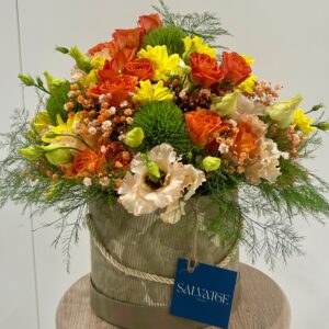 Arranjament Floral groc i taronja