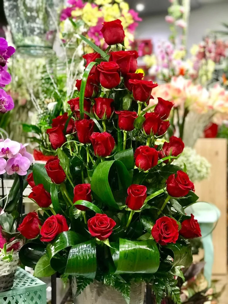 Arranjament de 30 Roses Vermelles