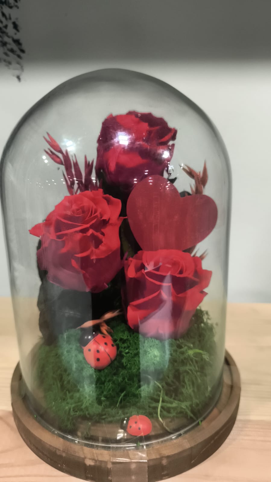 Cúpula amb 3 Roses Eternes - Imatge 2